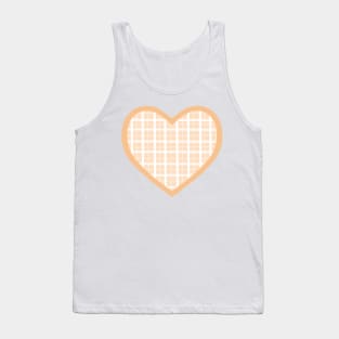 Orange Cottage Heart Tank Top